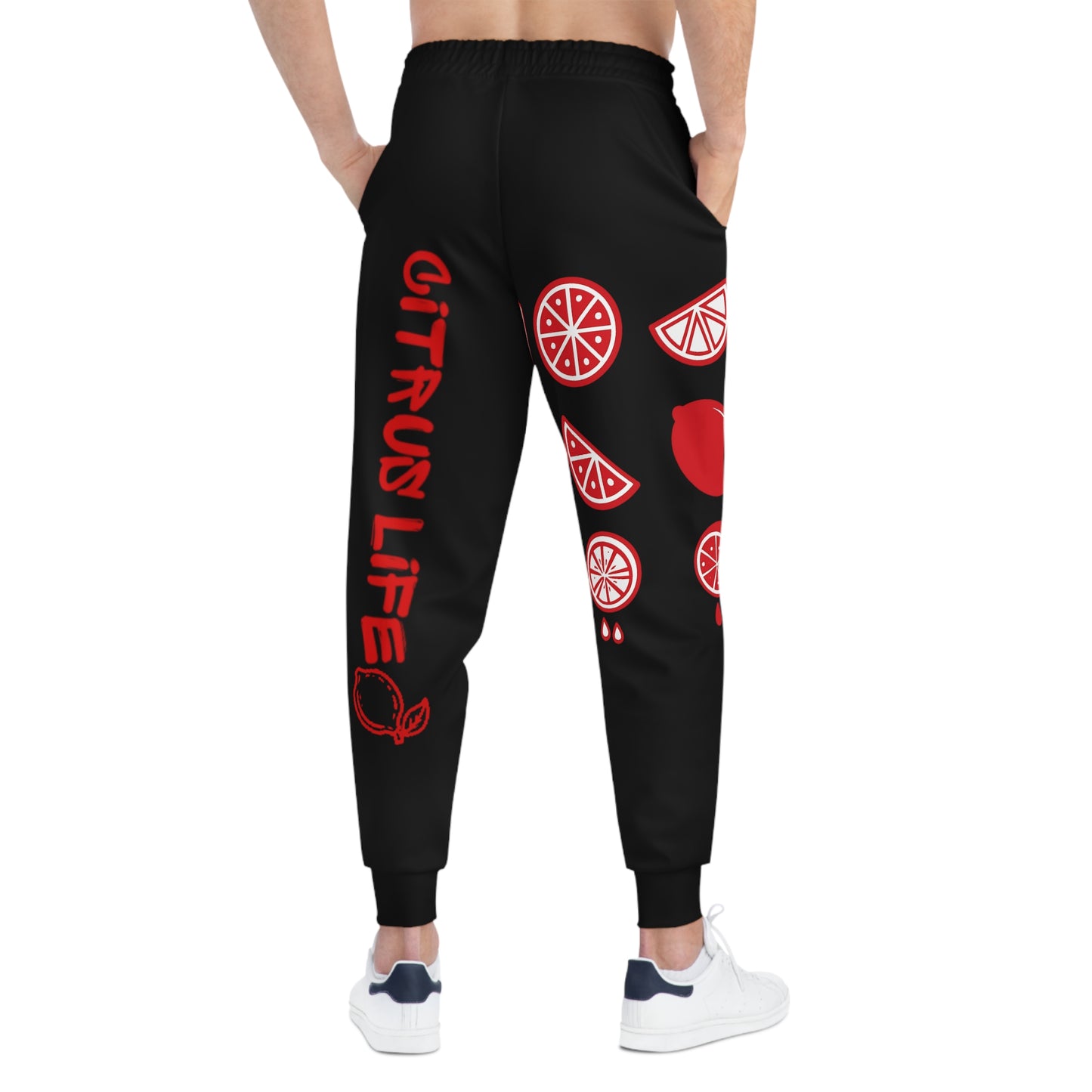 Citrus Life Black And Red Joggers