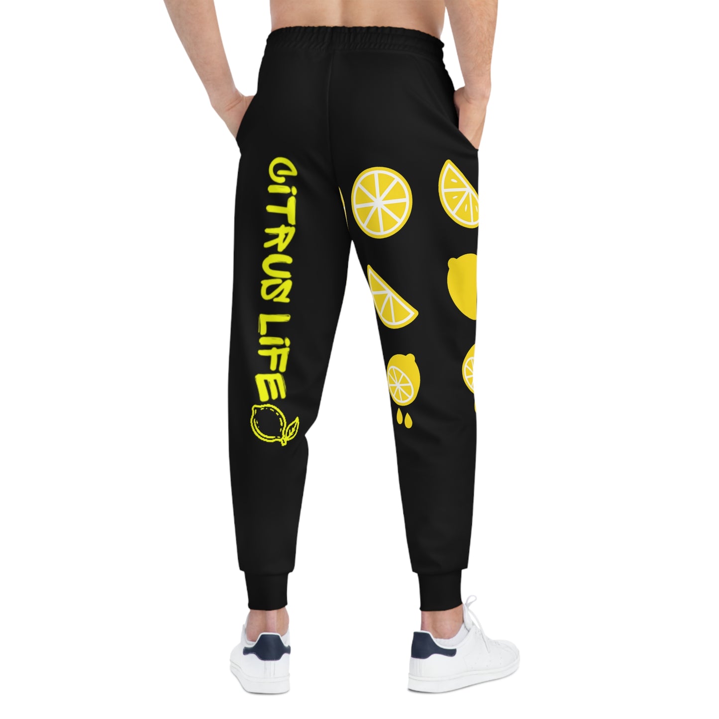 Citrus Life Black And Yellow Joggers