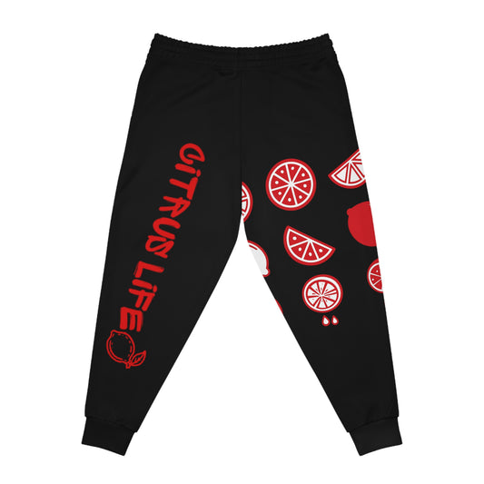 Citrus Life Black And Red Joggers